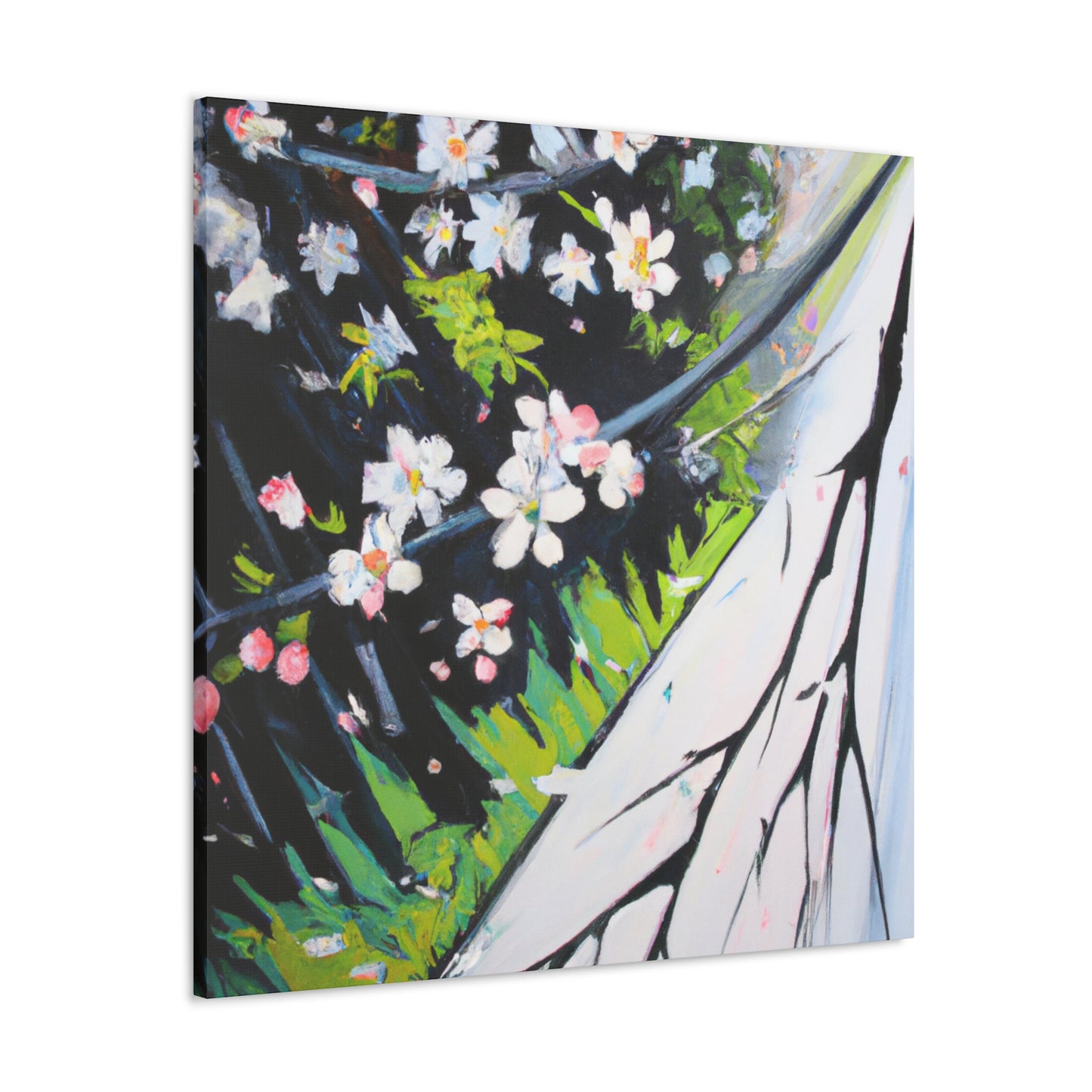 Cherry Blossom Oasis - Canvas