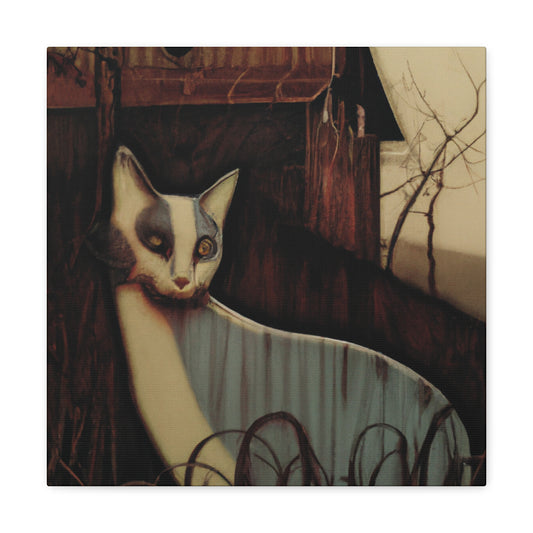 Cat of the Barn - Canvas