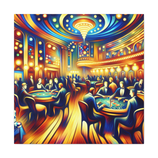 "Enigmatic Casino Extravaganza" - Canvas