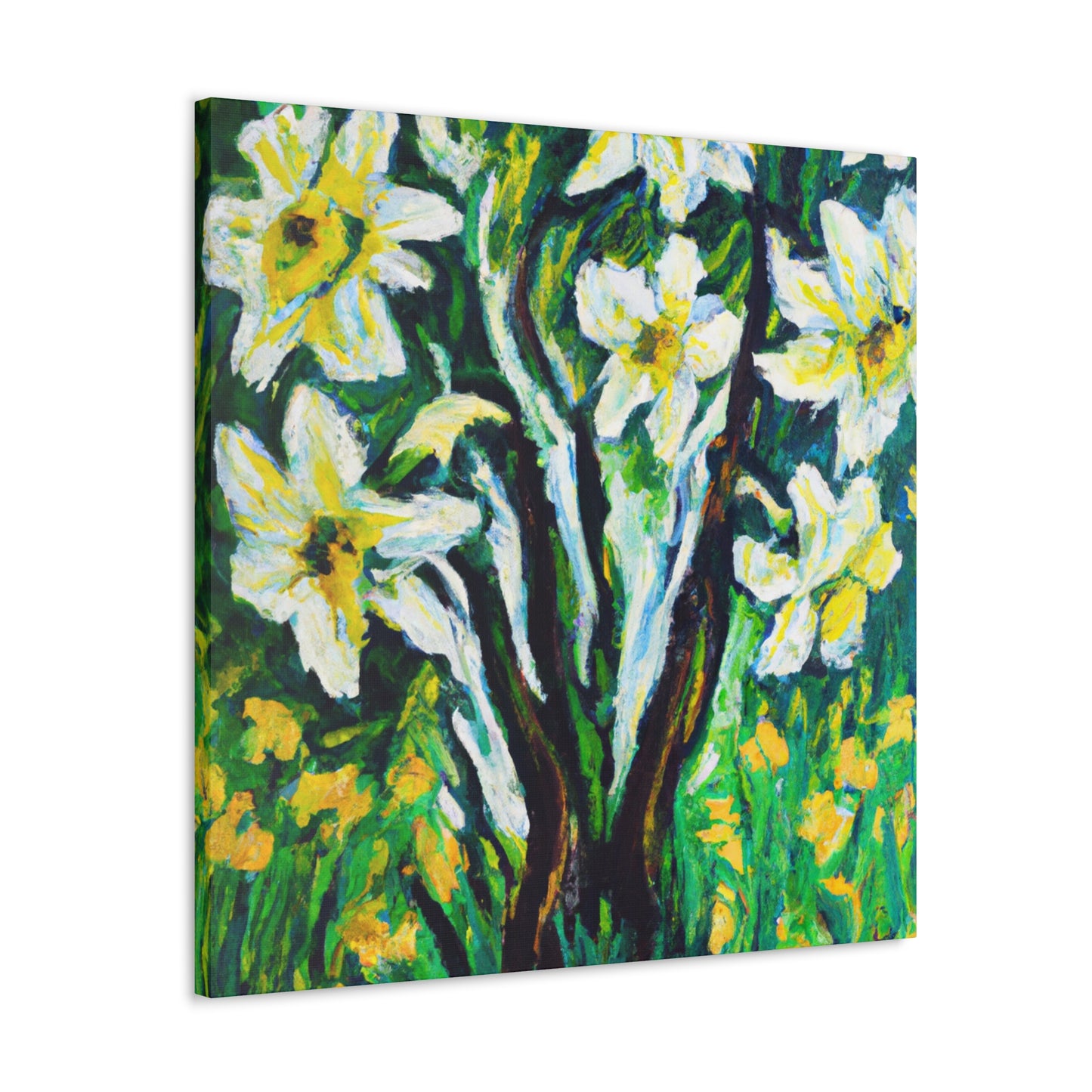 "Bright Daffodil Radiantly" - Canvas