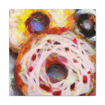 Doughnut Dreamscape Painting - Canvas