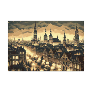 Midnight Urban Splendor - Canvas