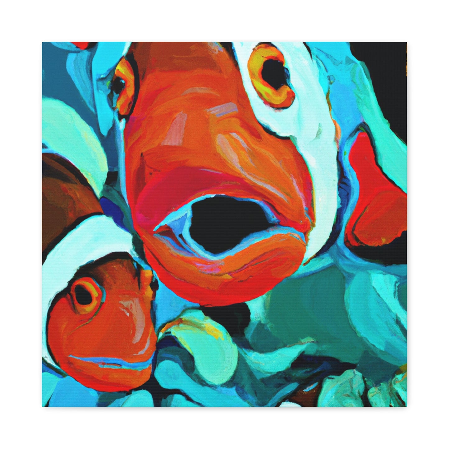 Clownfish Through Expressionism - Canvas