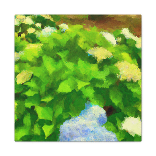 "Hydrangea in Impressionism" - Canvas