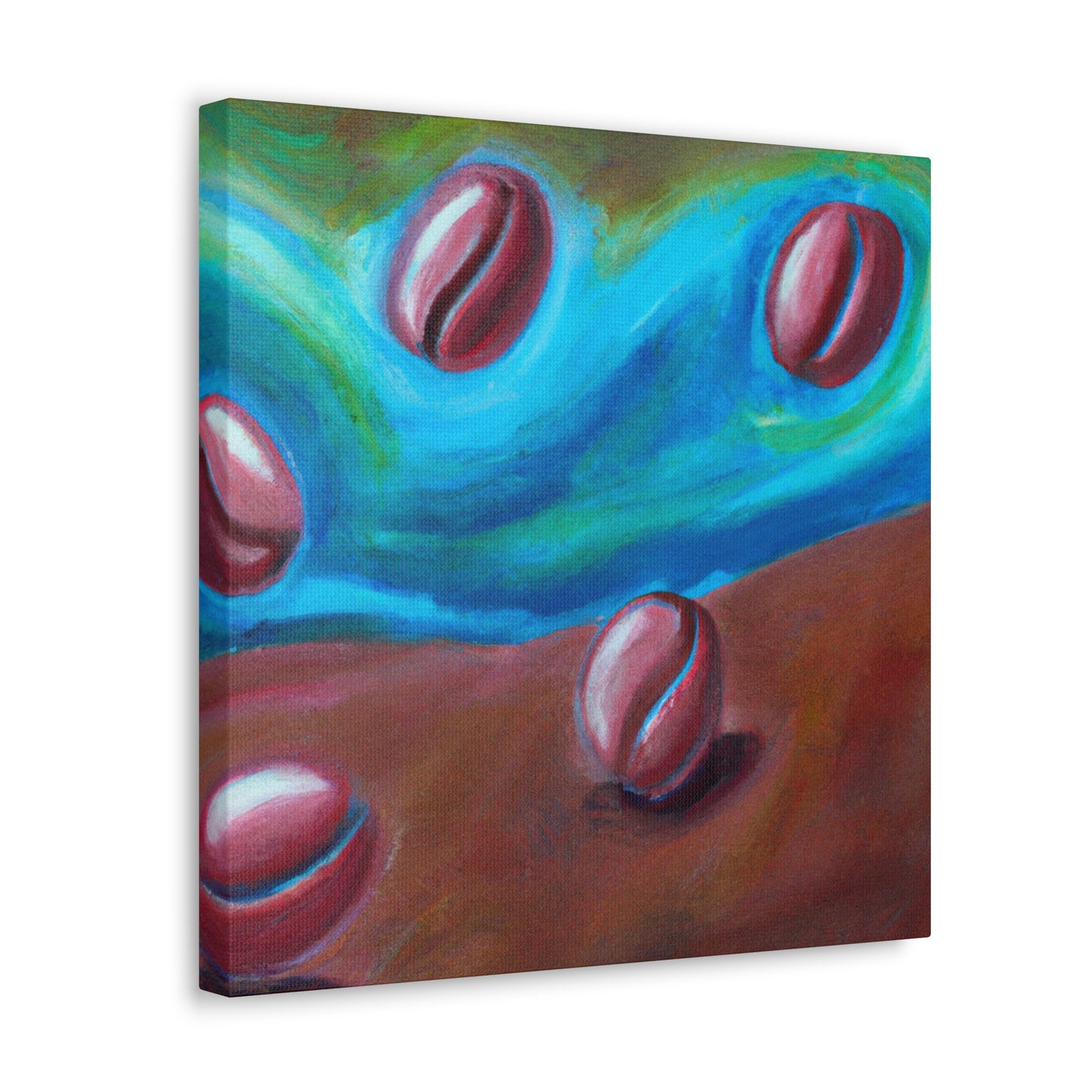 "Coffee Beans Dreamscape" - Canvas