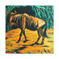 Wildebeests in Motion - Canvas