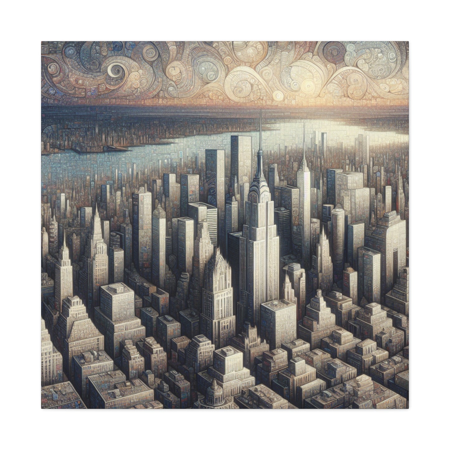 City of Concrete Dreams - Canvas