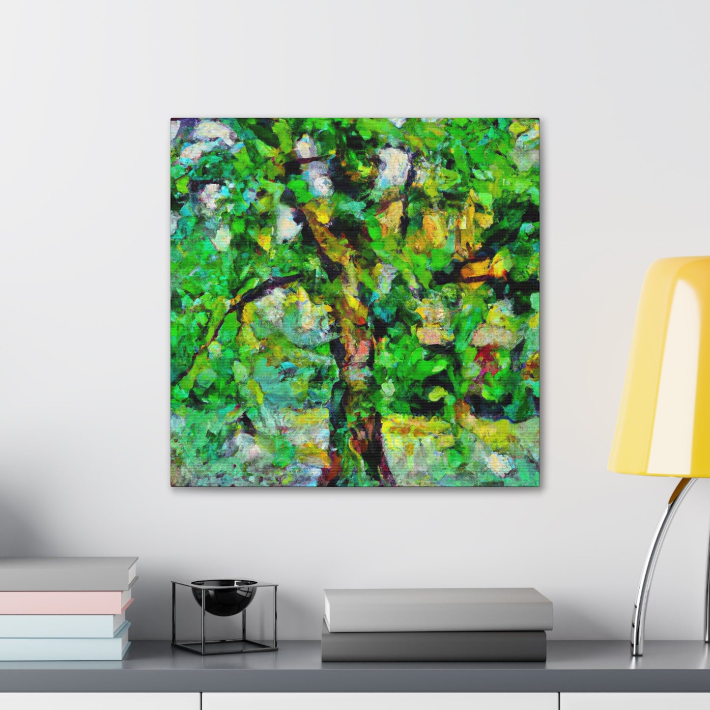 Oak Tree in Abstraction - Canvas