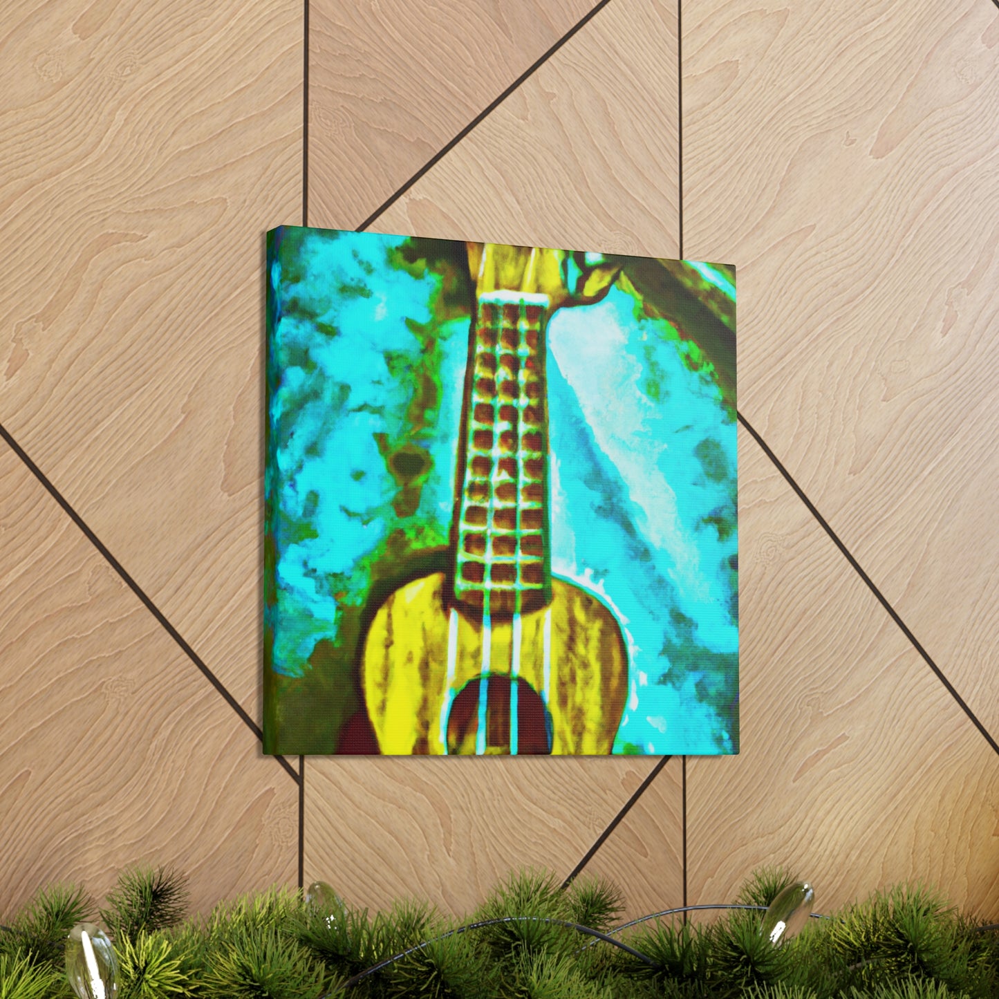 Ukelele Strumming Joy - Canvas