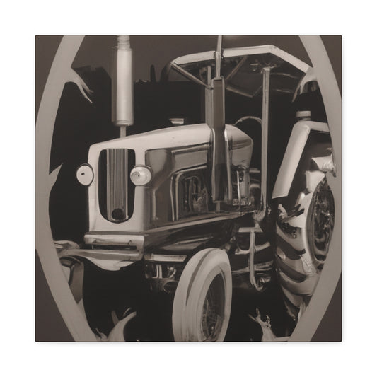 "Tractor Mechanization Dream" - Canvas