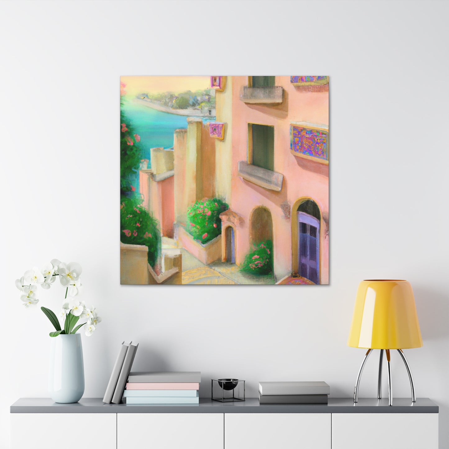 "Summertime Mediterranean Dream" - Canvas