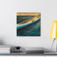 Canoes on the River - Canvas