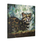 Lone Clouded Leopard - Canvas