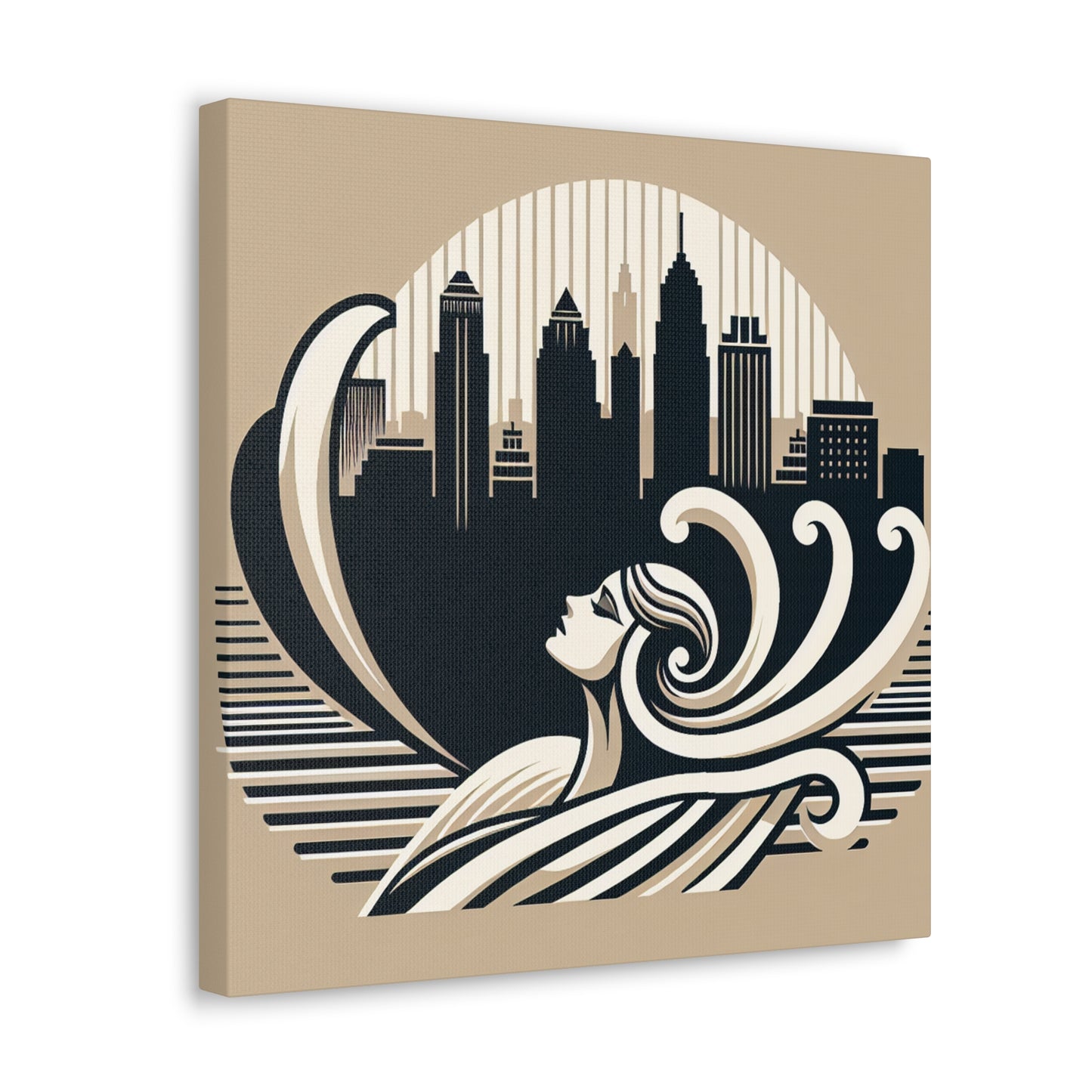 Glorious Jazz Age City - Canvas