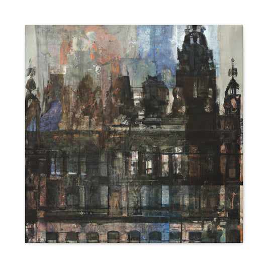 "Gothic Gloomy Mural" - Canvas