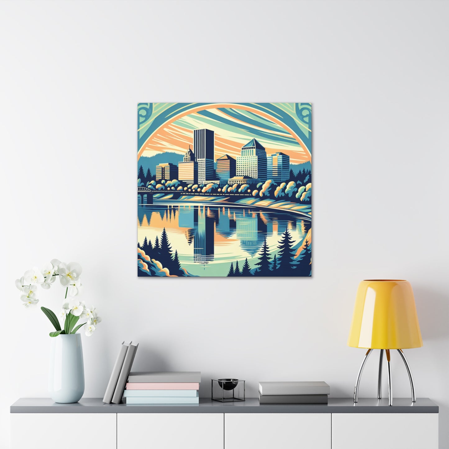 "Enchanting Grace of Portland" - Canvas