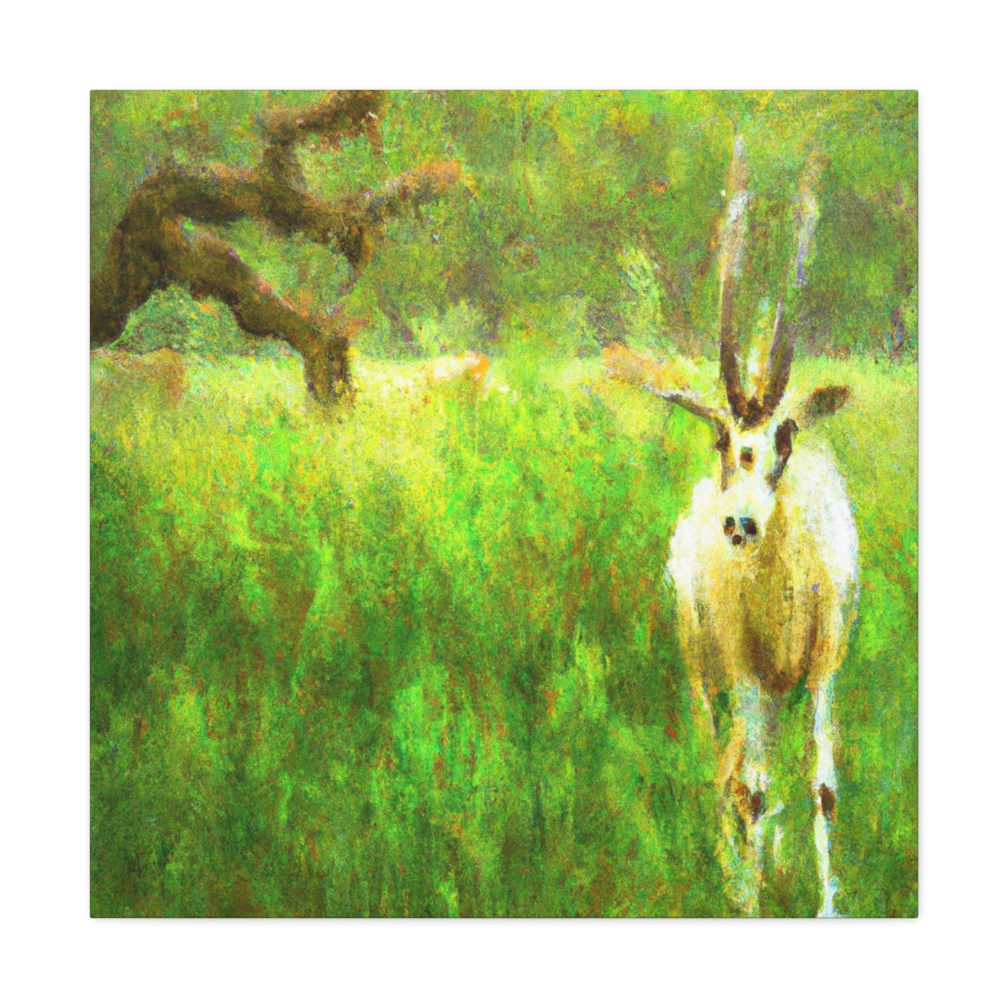 Gazelle in Impressionism - Canvas