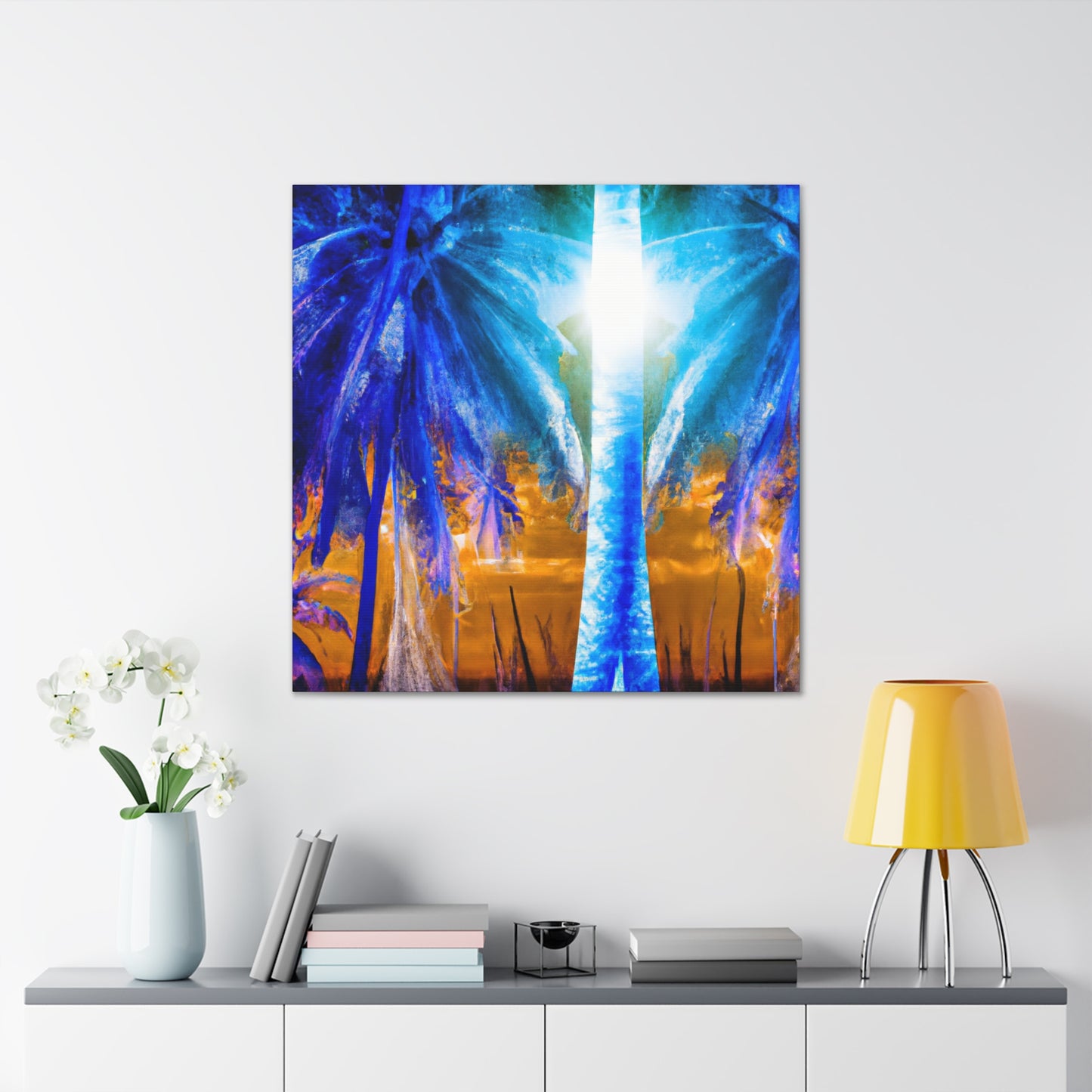 "Luminous Dreamscape Skies" - Canvas