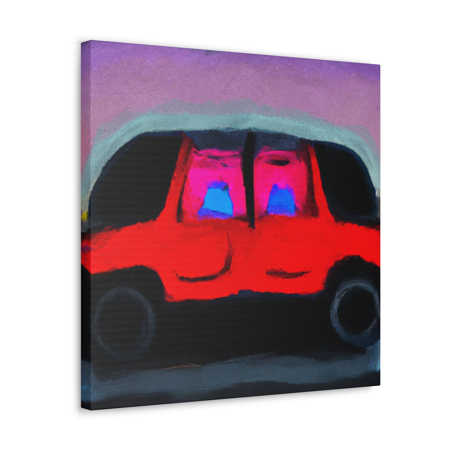 "Car in Abstract Color" - Canvas