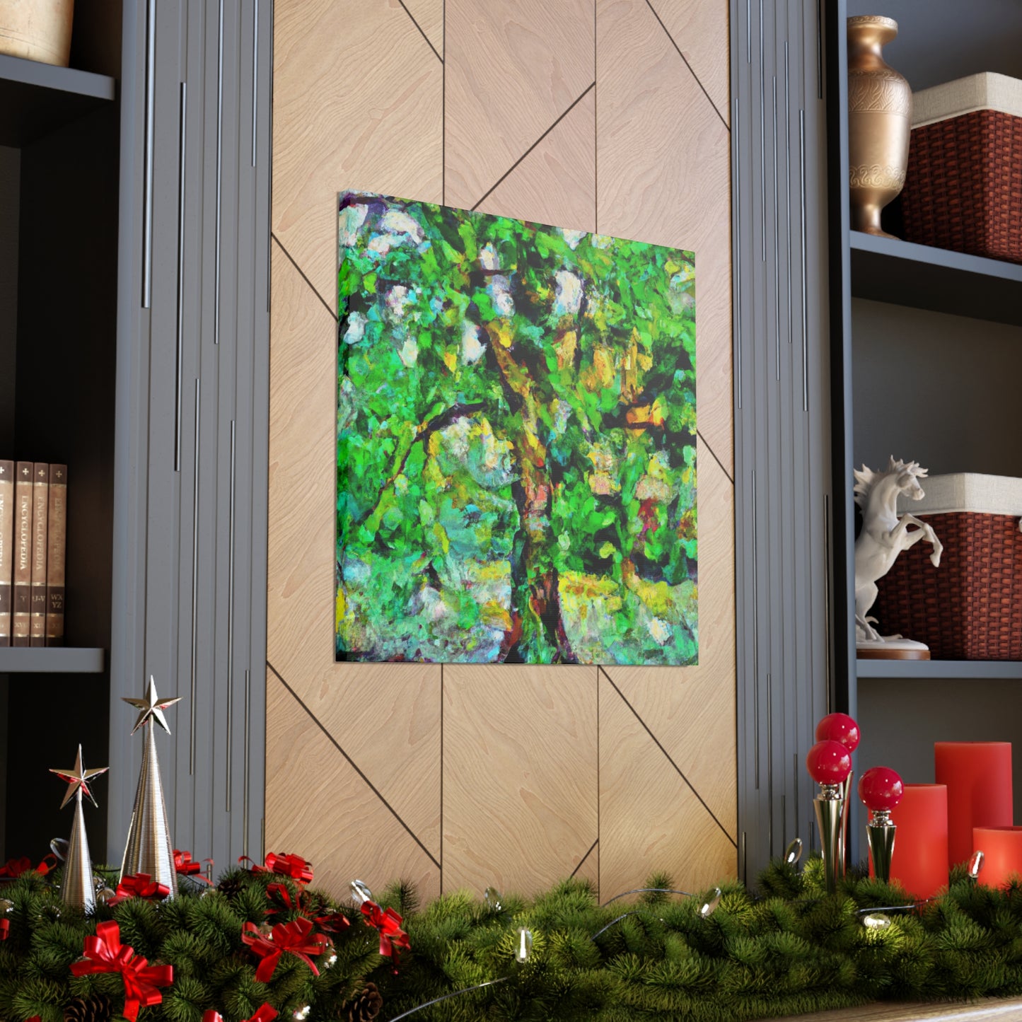 Oak Tree in Abstraction - Canvas