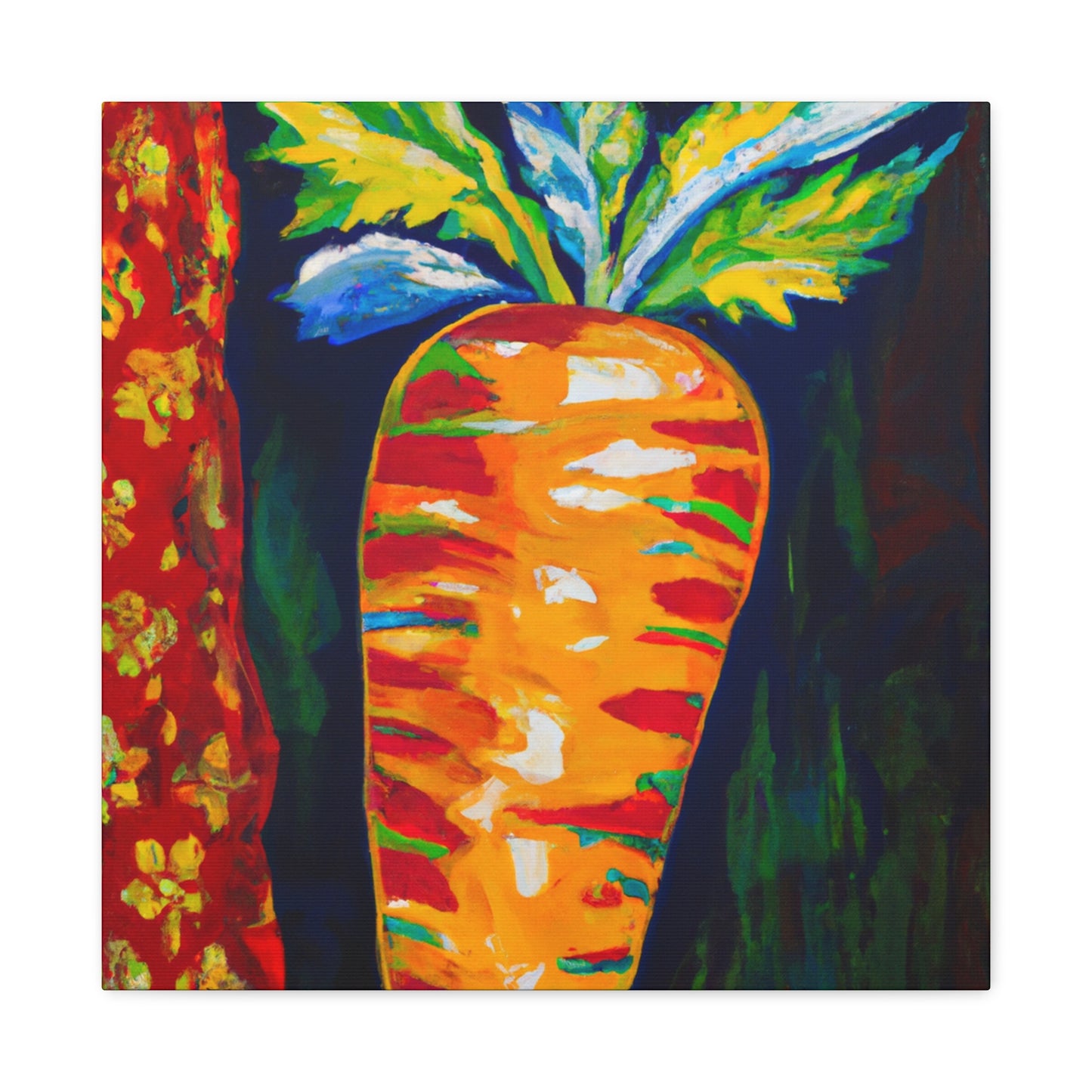 "Carrot in Baroque" - Canvas