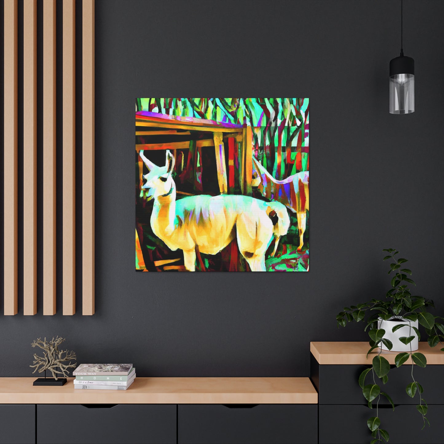 Llama's Lurid Liberation - Canvas