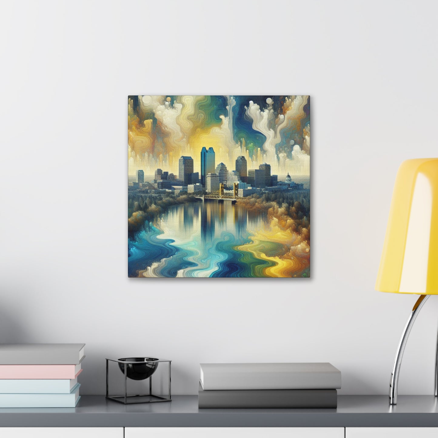 Golden Sacramento Elegance - Canvas