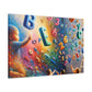 "Vibrant Linguistic Symphony" - Canvas