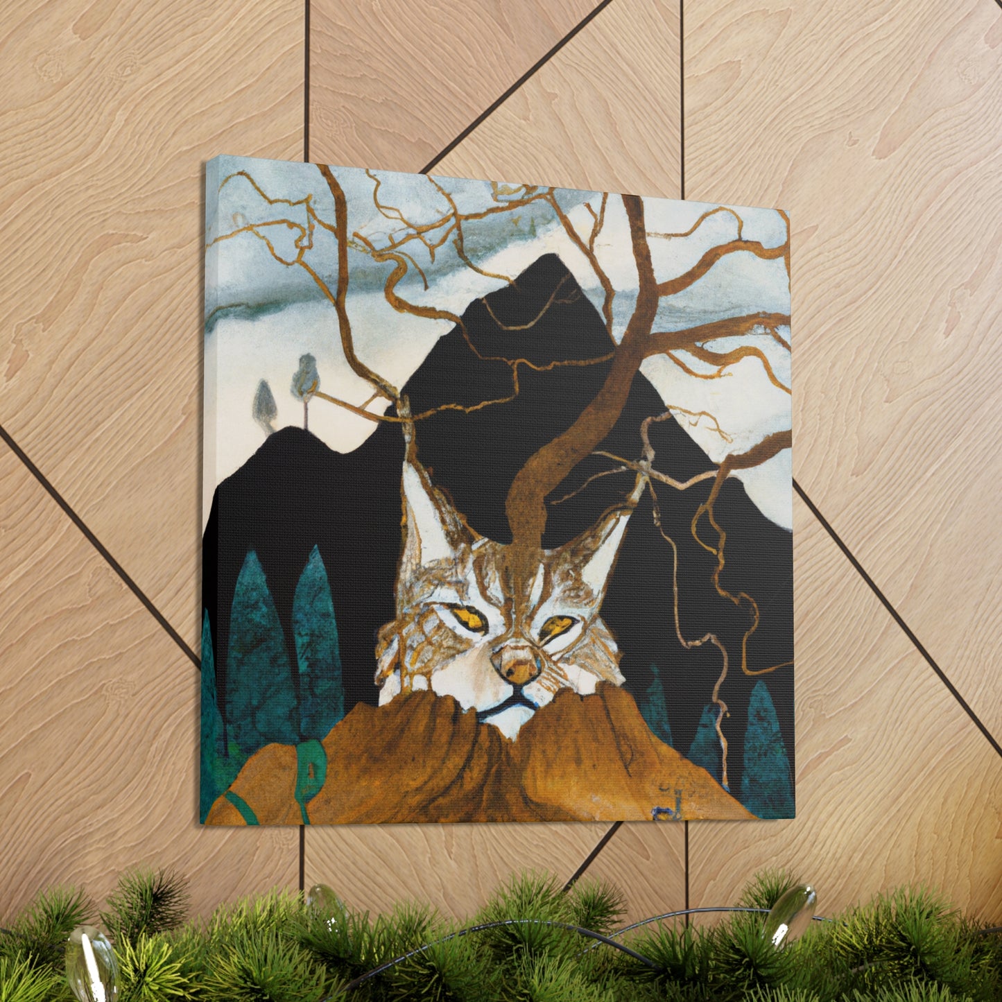 Lynx in Surrealism - Canvas