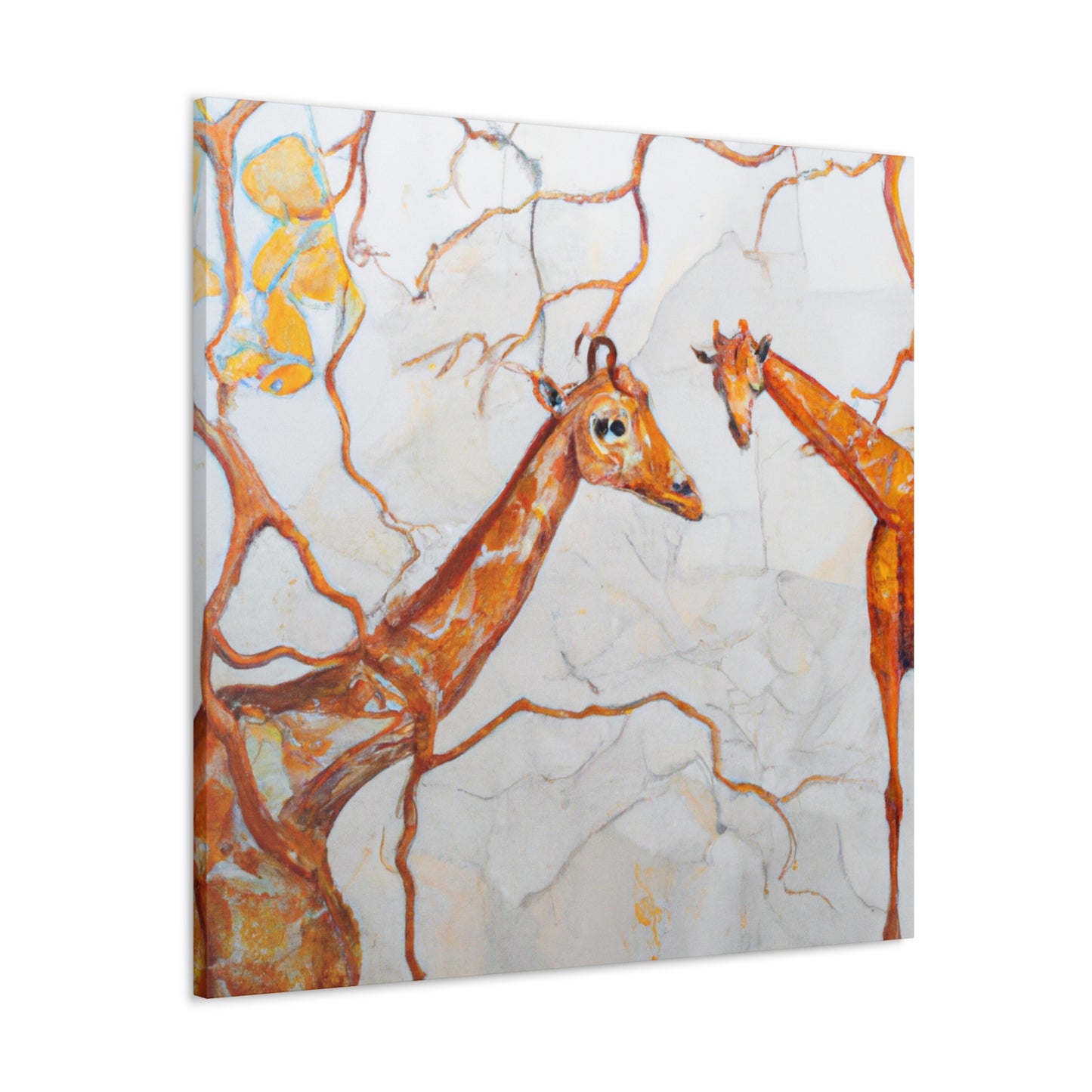 Giraffe in Art Nouveau - Canvas