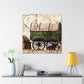 "Hay Wagon in Deco" - Canvas