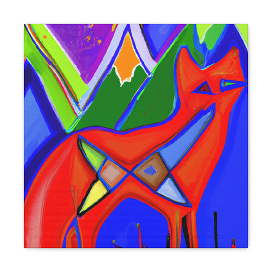 Fox in the Garden - Canvas