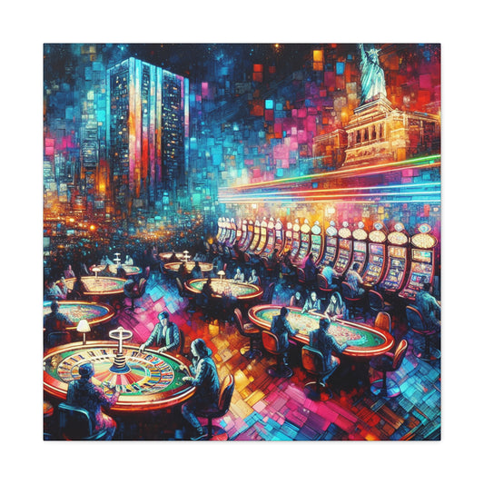 Gilded Dice Parlor - Canvas