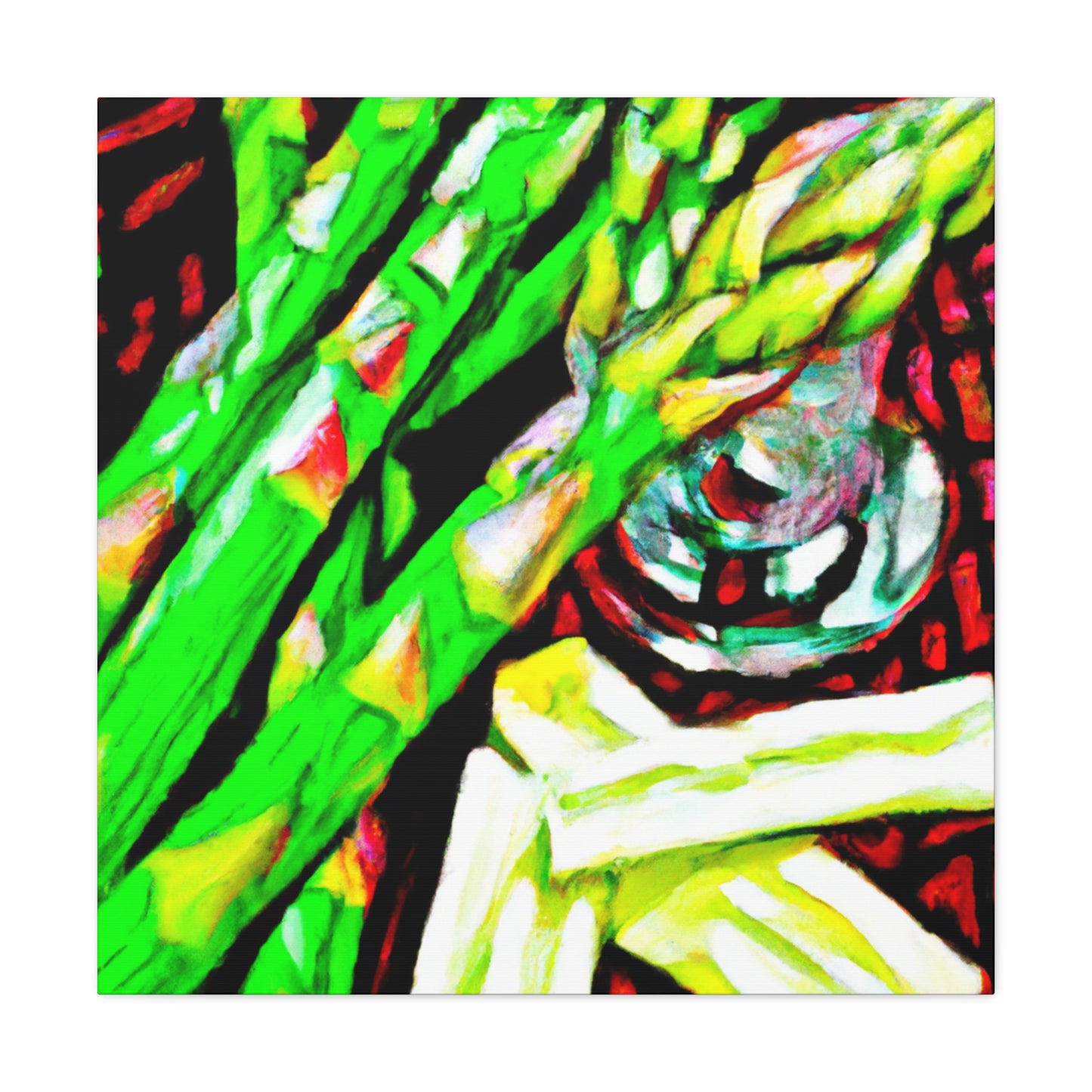 "Asparagus In Fauvism" - Canvas