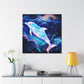 "Dolphin in the Baroque" - Canvas