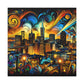 "Gilded City Symphony" - Canvas