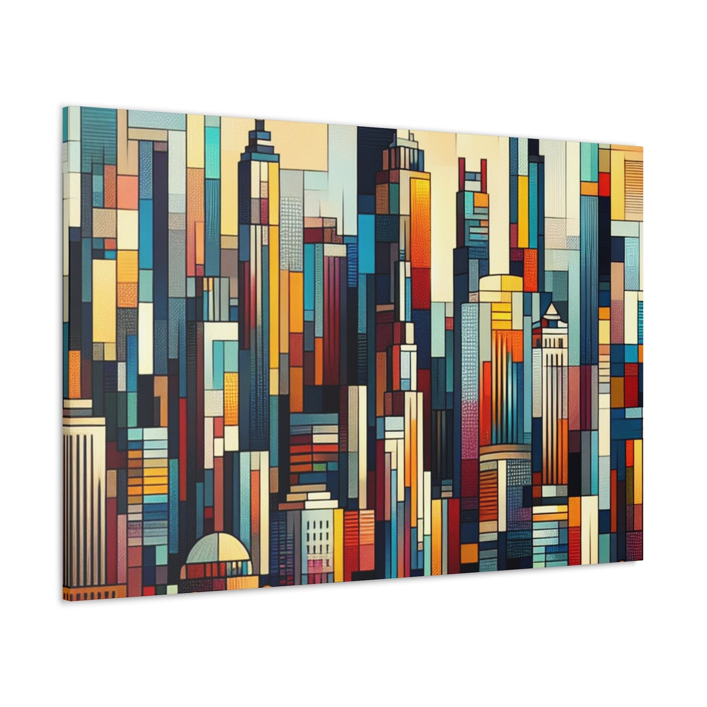 "Vibrant Urban Splendor" - Canvas