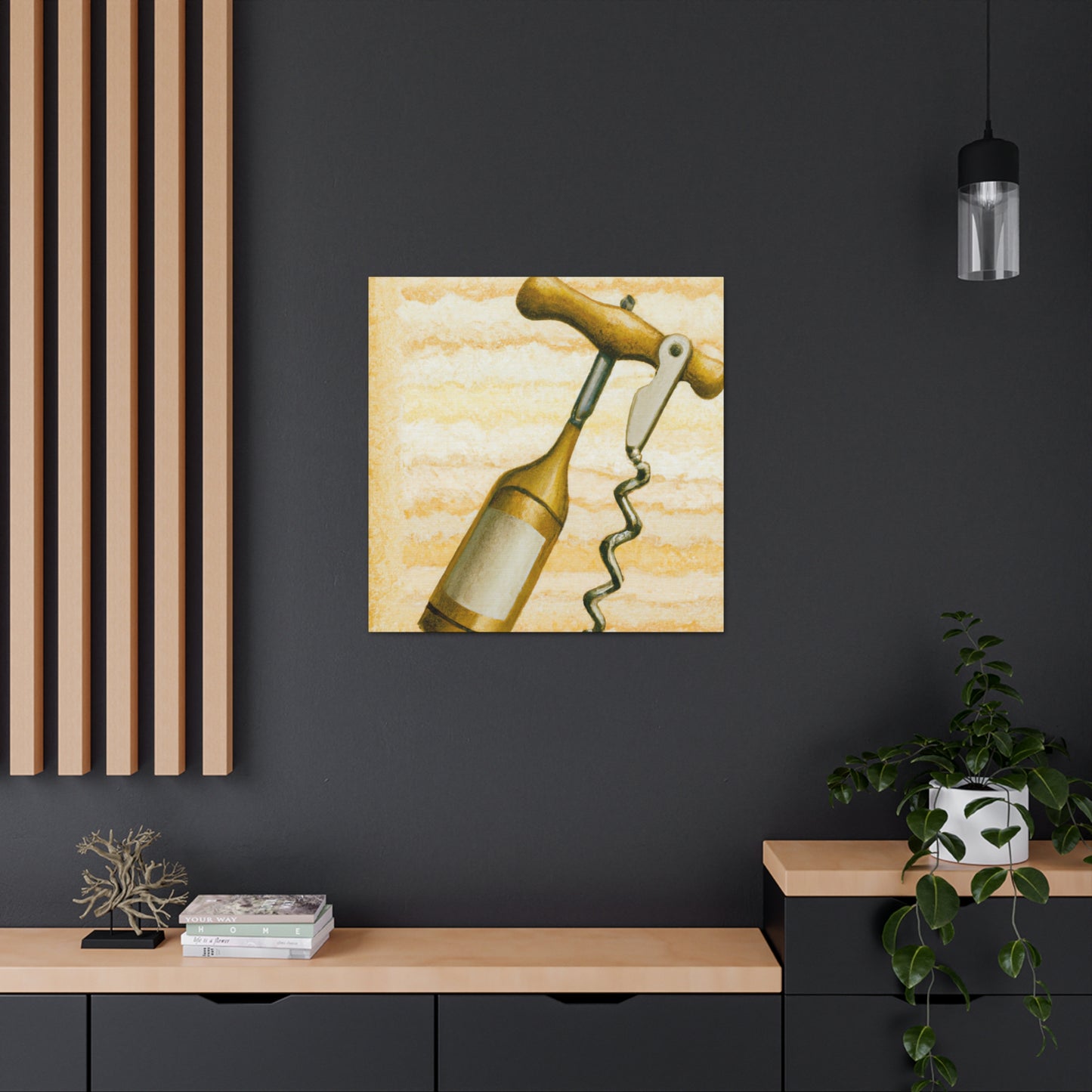 "Corkscrew in Art Deco" - Canvas