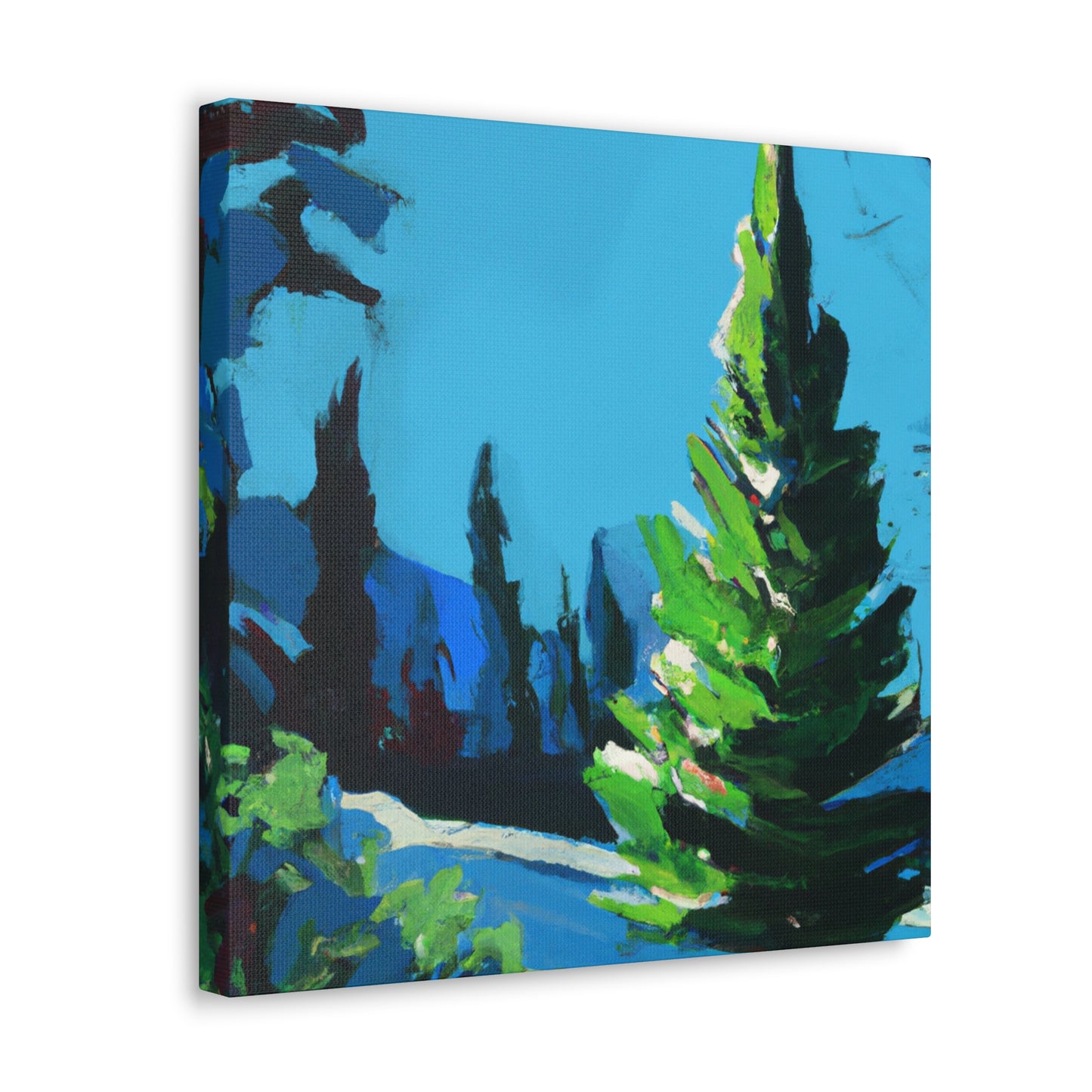 Pine Tree in Spring - Canvas