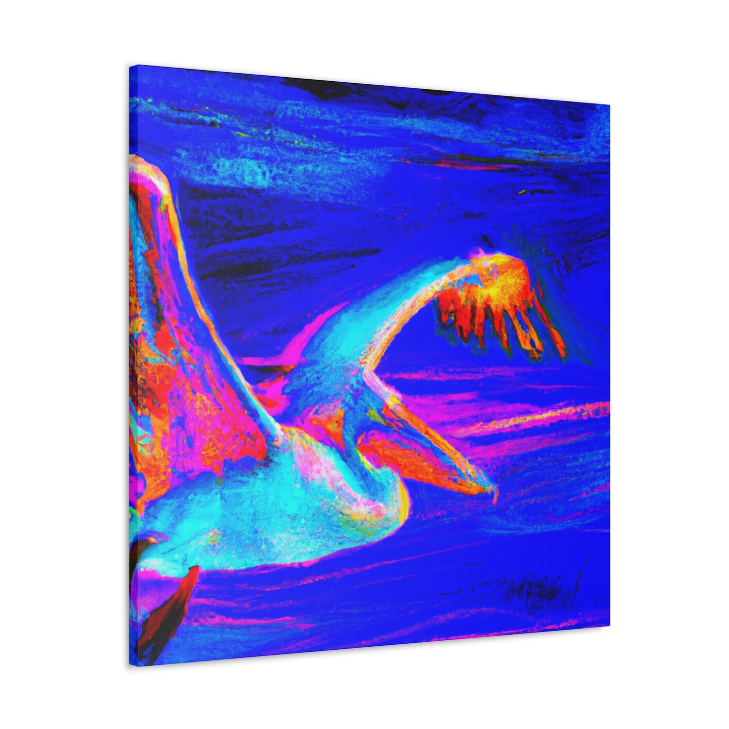 Pelican Gliding Sunrise - Canvas