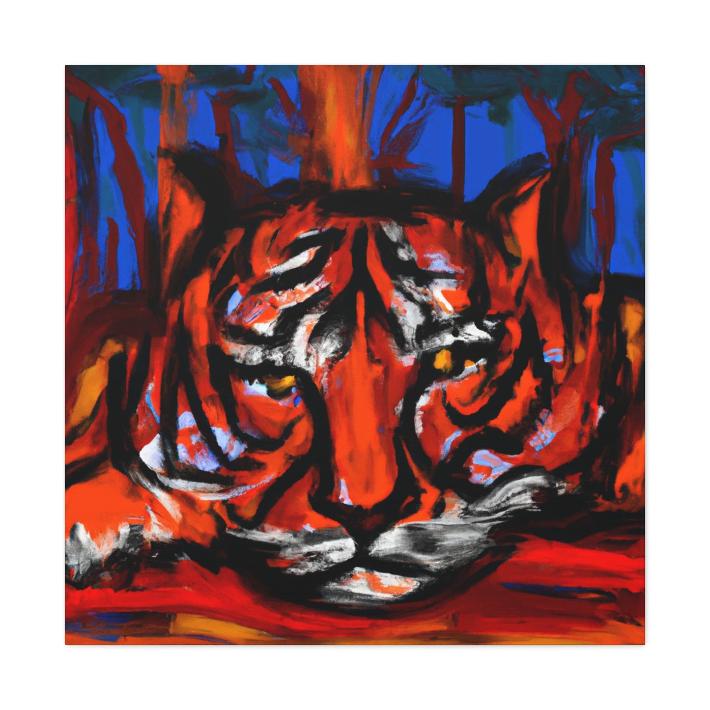 Tiger in the Wilderness - Canvas