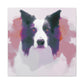 "Border Collie Reflection" - Canvas