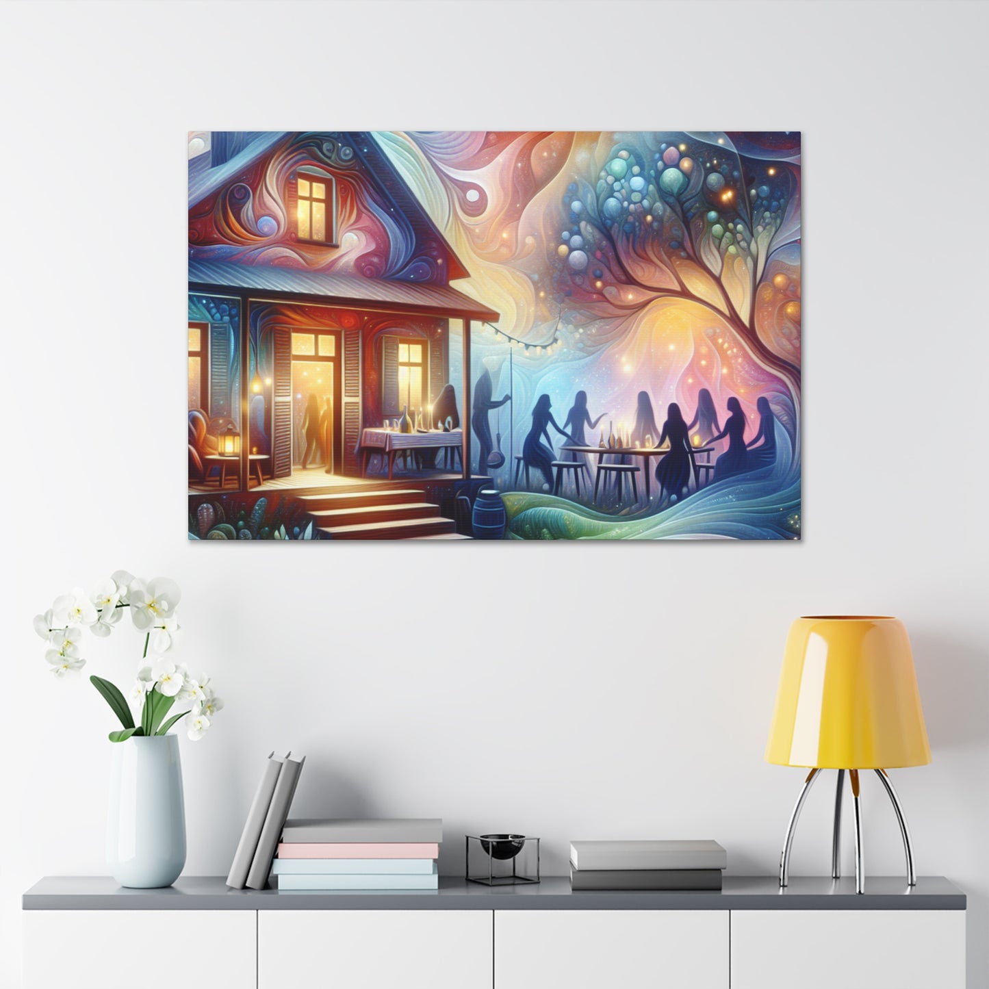 Rural Revelry Gathering - Canvas