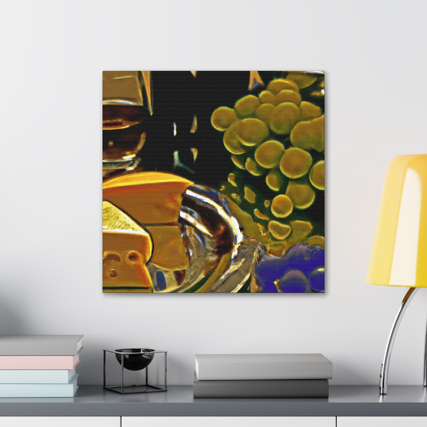 "Cheese and Grapes Abound" - Canvas