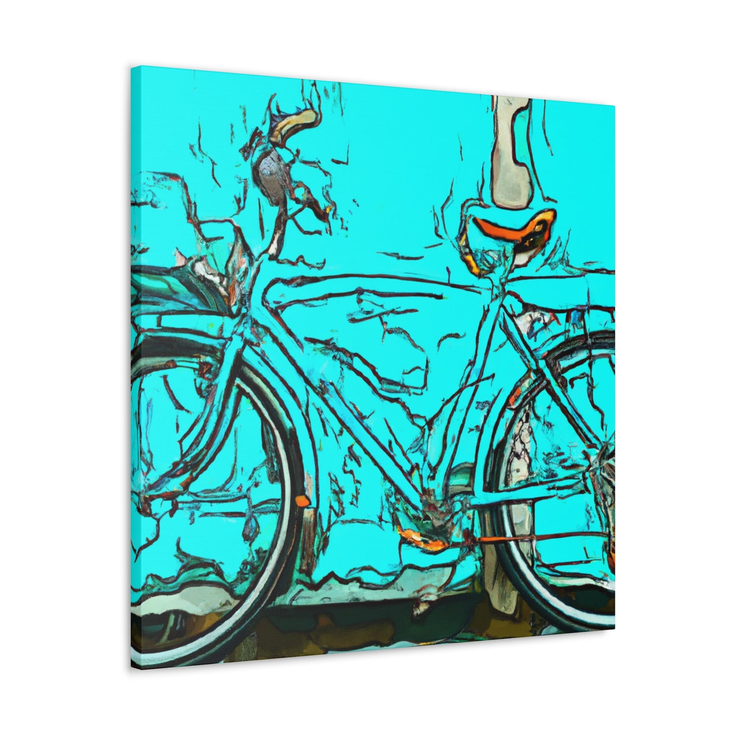 "Bicycle Through Nature's Beauty" - Canvas