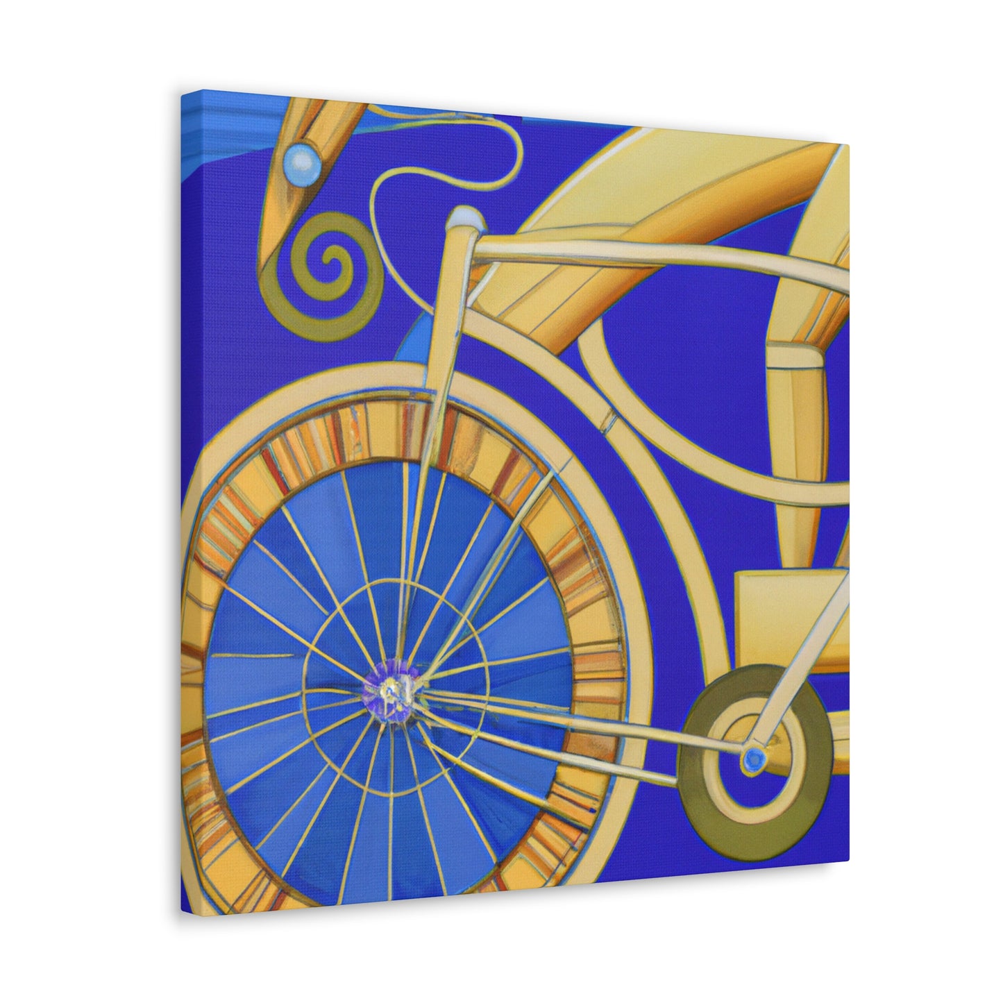 Racing Bicycle Sunset - Canvas