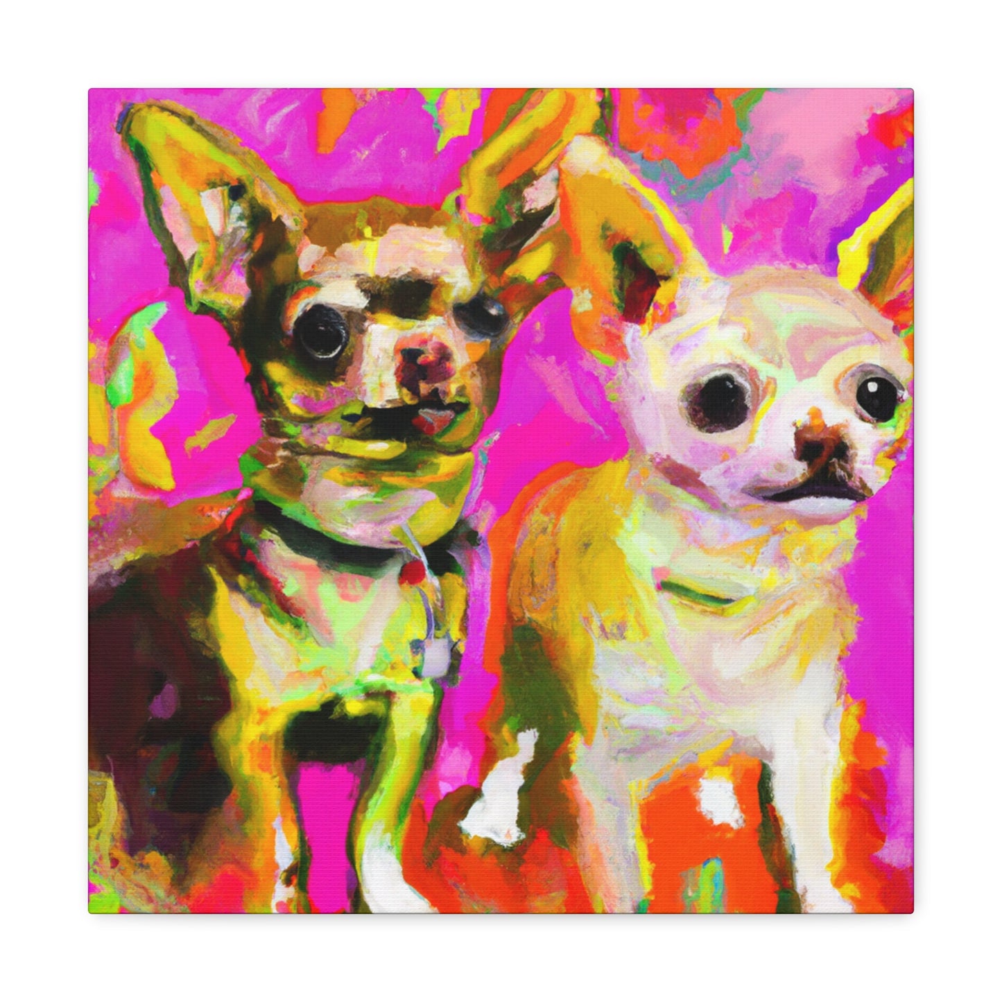 Chihuahua Impressionism - Canvas