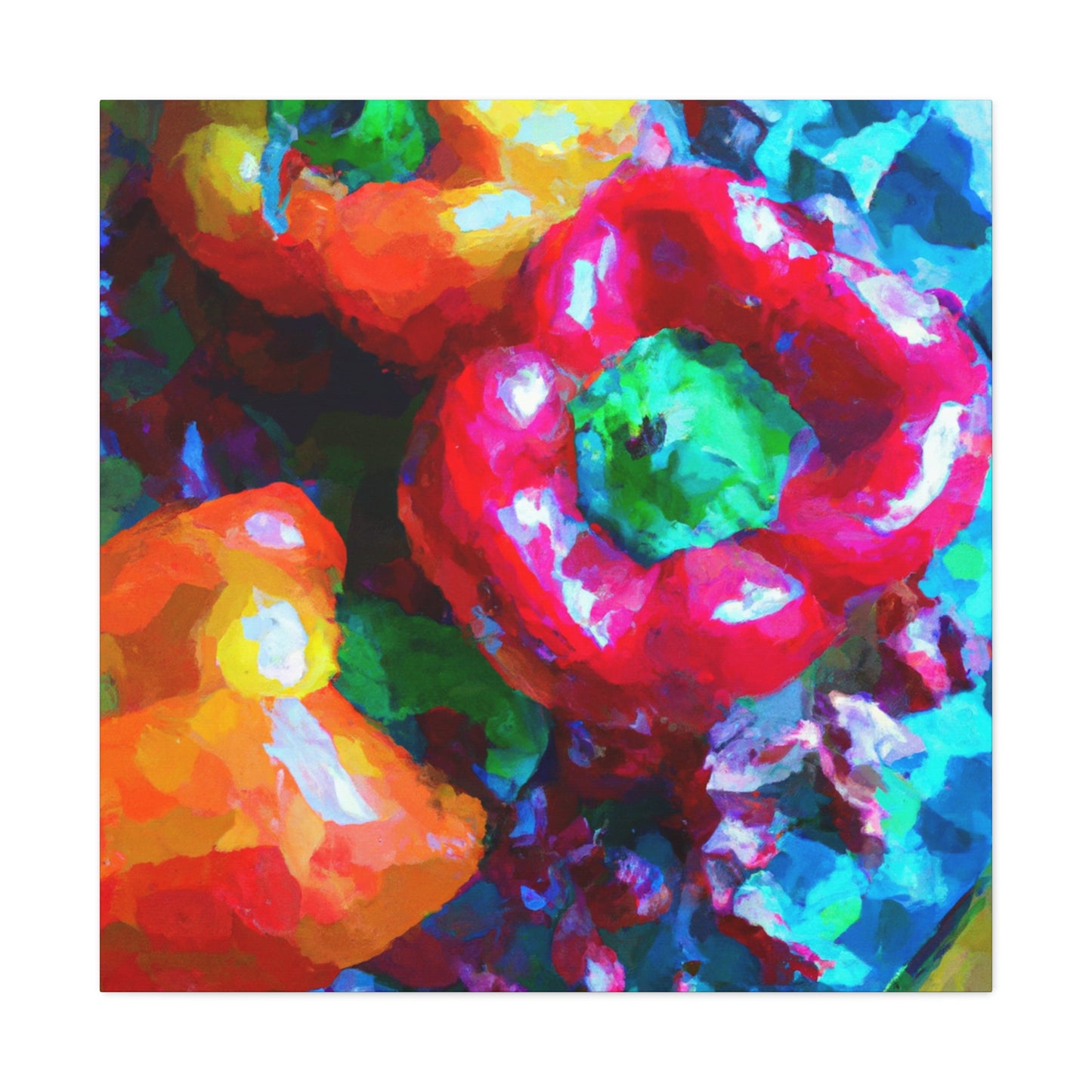 "Peppers of Post-Impressionism" - Canvas