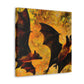 Silent Flying Foxes - Canvas