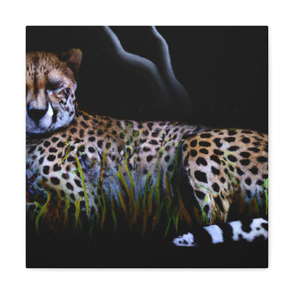 Cheetah's Majestic Prowl - Canvas